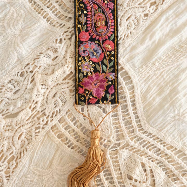 La N'atelier - Venta al por mayor Marcapáginas - Marcapáginas Hecho a Mano PAISLEY OSCURO