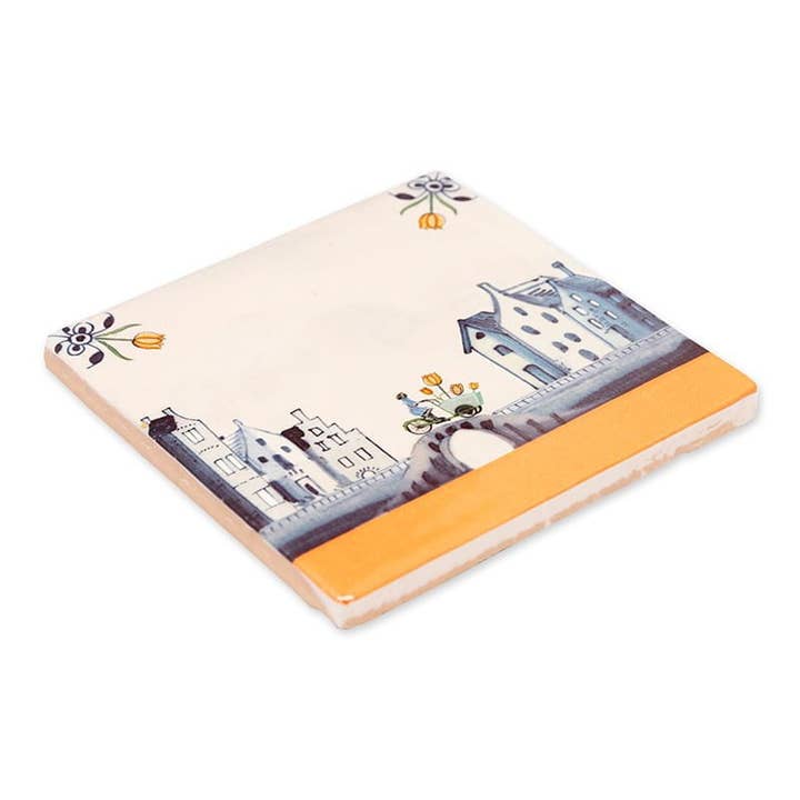 StoryTiles - Wholesale Wall Tile - Tulips on their way to you | StoryTiles art on tile4