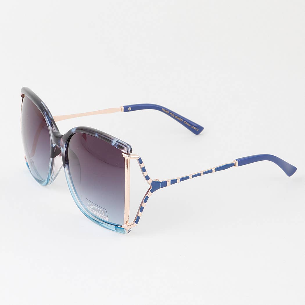 MIX Oversized Gradient Butterfly Sunglasses for wholesale on Faire3