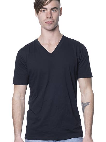 Unisex 50/50 Blend V-Neck for wholesale by Royal Apparel
