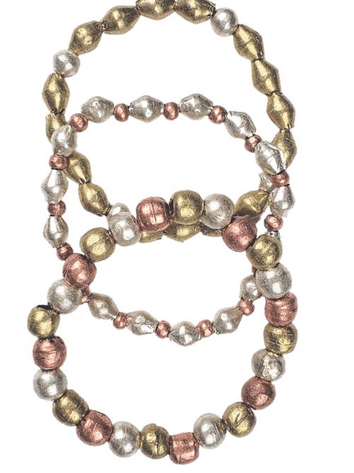 Ensemble de bracelets Trio Stack | Métal mixte pour la vente par Twine & Twig