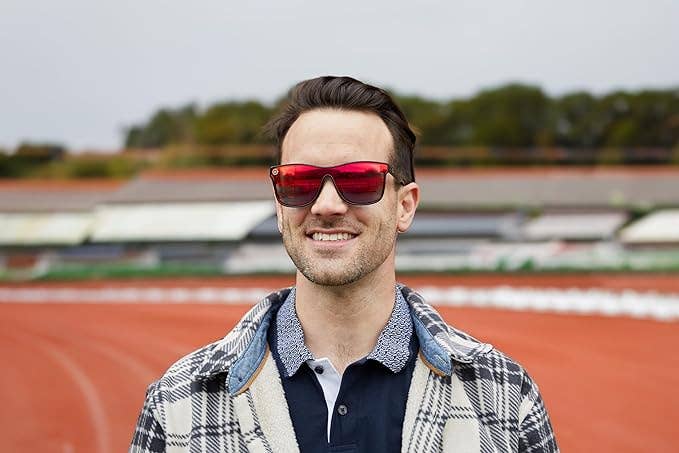 Funky Junque - Wholesale Sunglasses - Unisex - Mirrored Sunglasses - Red1