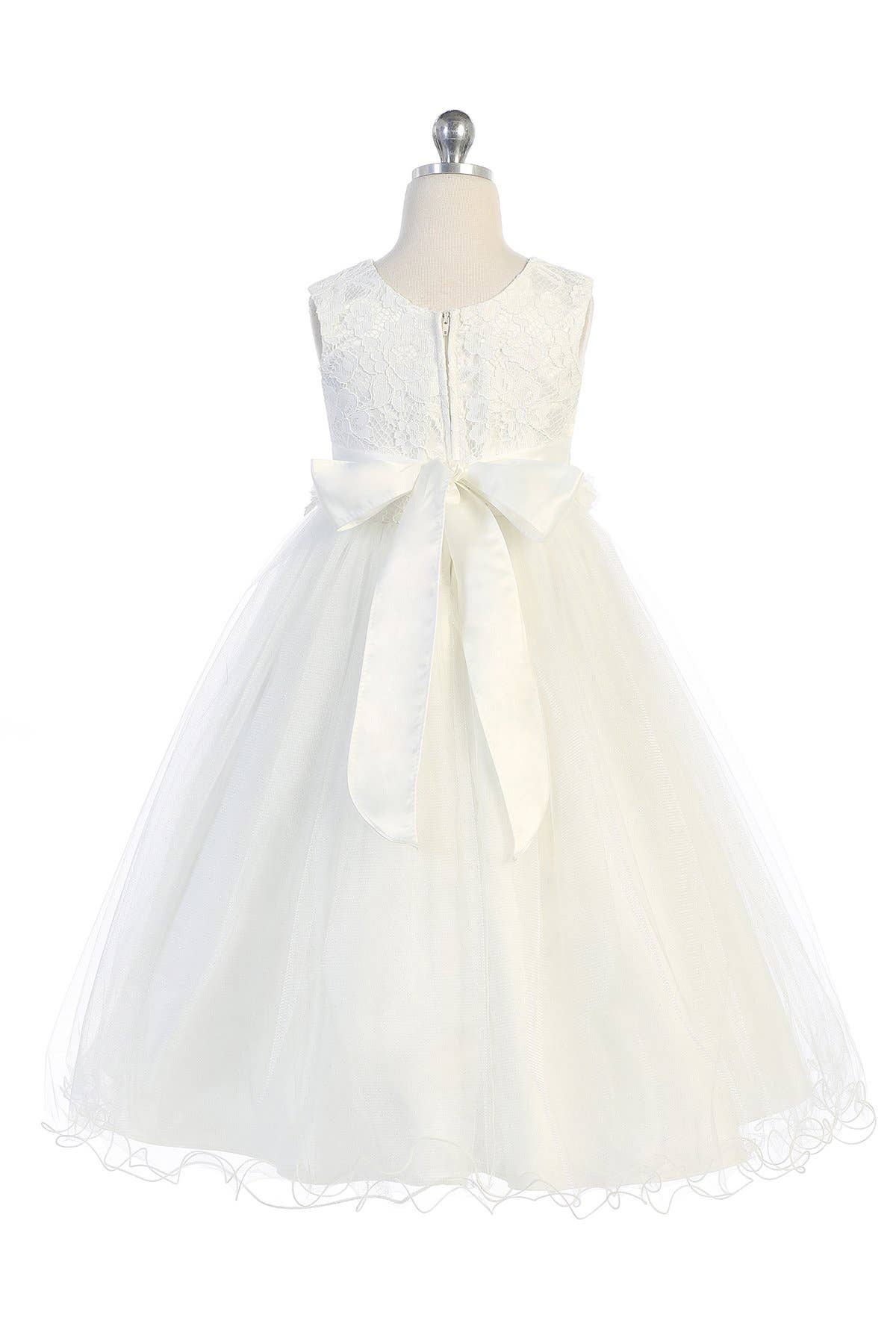 Kid's Dream - Wholesale Dress - Kids - Lace Glitter Tulle Girls Dress with Plus Sizes2