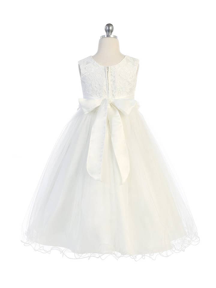 Kid's Dream - Wholesale Dress - Kids - Lace Glitter Tulle Girls Dress with Plus Sizes2