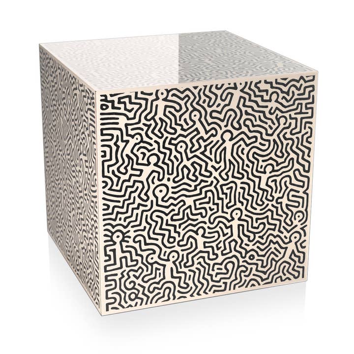 'Cube Graffiti Pop' Coffee Table for wholesale by ADM Home Decoration
