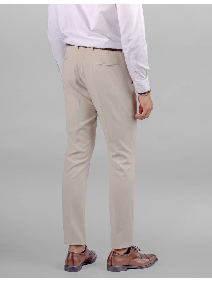 CELOPMAN – wholesale Kostymbyxor - Herr – BEIGE KOSTYMBYXOR