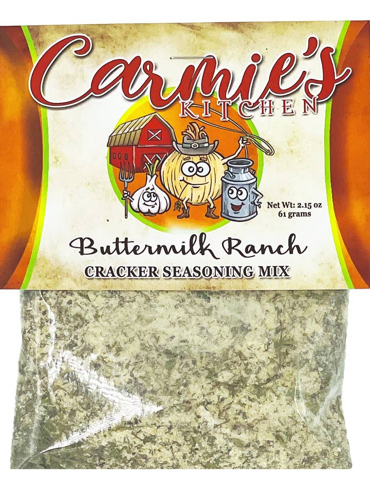 Buttermilk Ranch Cracker Seasoning for wholesale by Carmie's Kitchen