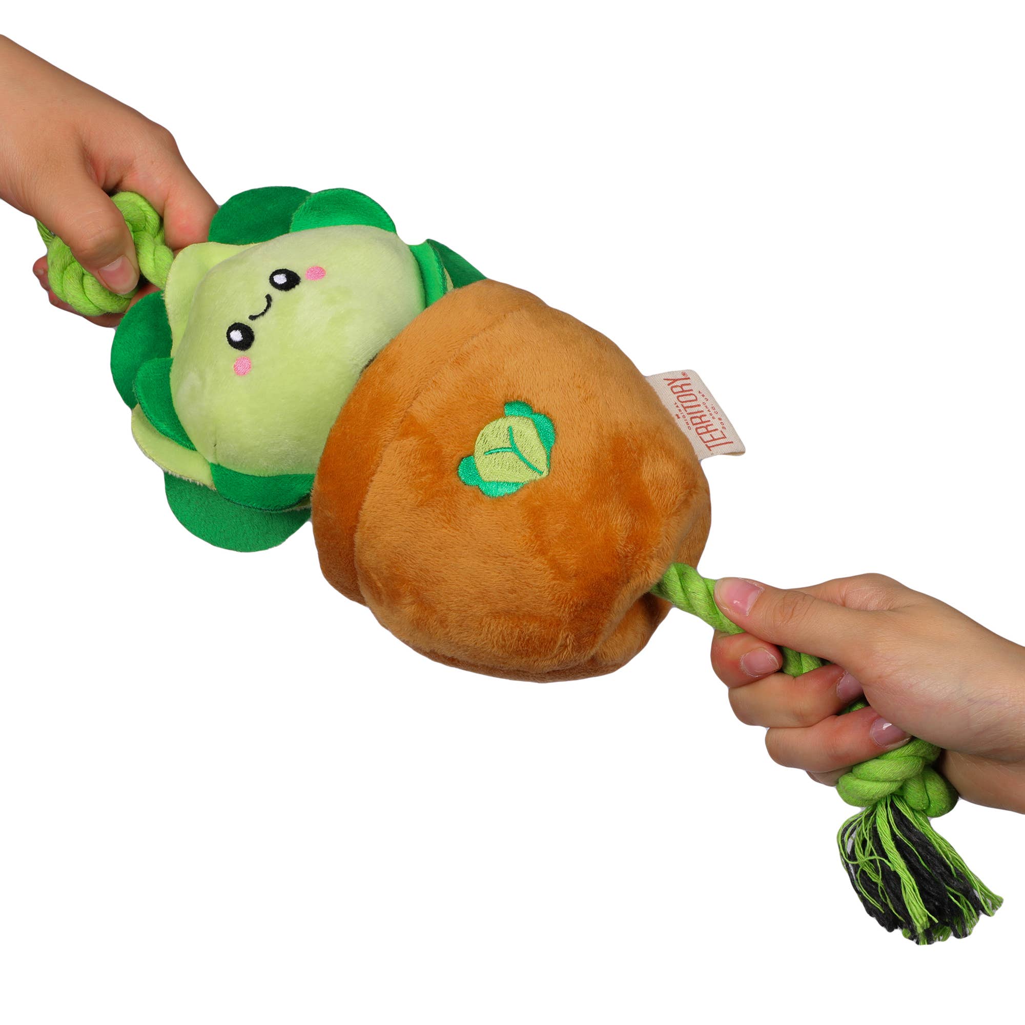 Original Territory - Wholesale Pet Plush Toy - Dog - Territory Lettuce Treat-and-Tug Dog Toy2