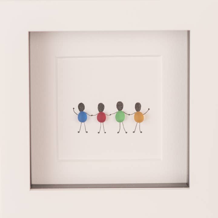 Mini Sea Glass Family for wholesale by Simply Mourne