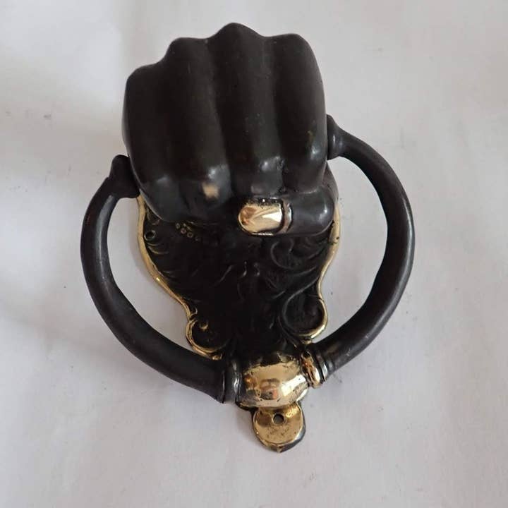 Batente de Porta de Mão em Punho de Latão por atacado de Ubud Glass