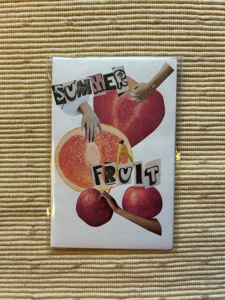 Summer Fruit: 18+ Lesbian Poem & Collage Minizine for wholesale by the (trans)cribe