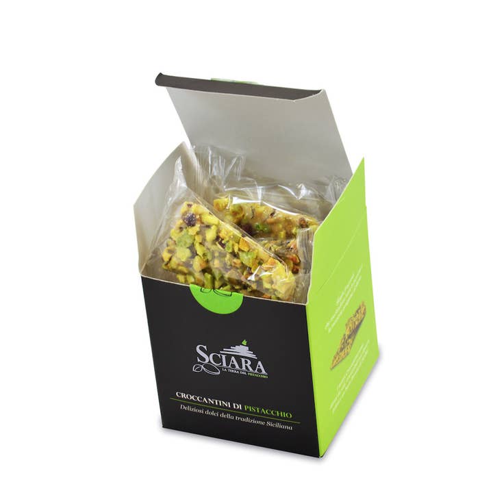 Sciara - Wholesale Fruit Snacks - Pistachio Crunch pack of 10 bars2