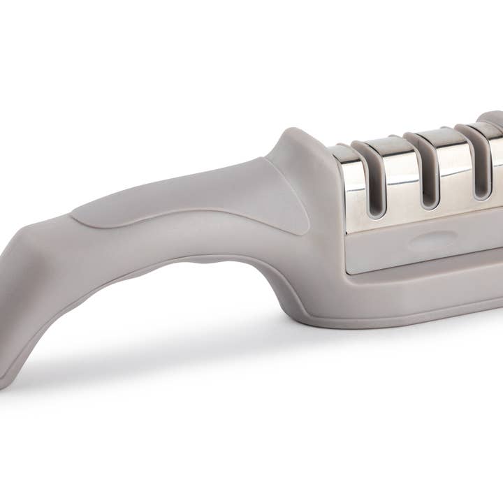 Core Home - Wholesale Knife Sharpener - CORE KITCHEN 3-Slot Comfort Grip Knife Sharpener - Moonstone1