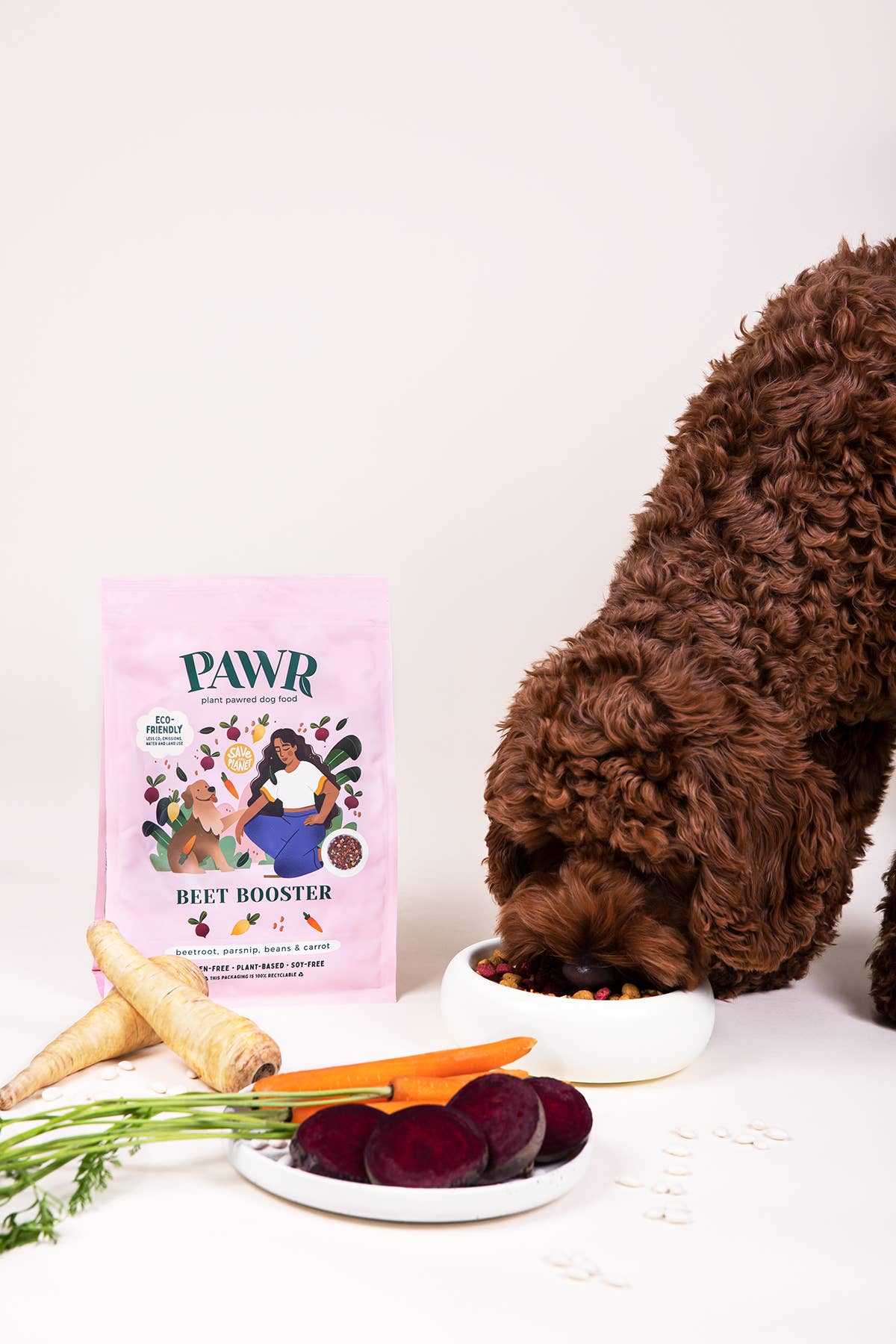 PAWR - Wholesale Pet Food - Dog - Beet Booster | Plant-based dog food | 750 gram |1