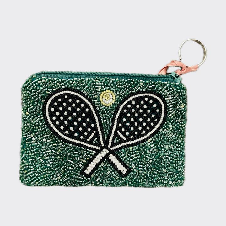 TENNISRACKETS MYNTVÄSKA för wholesale av Tiana Designs