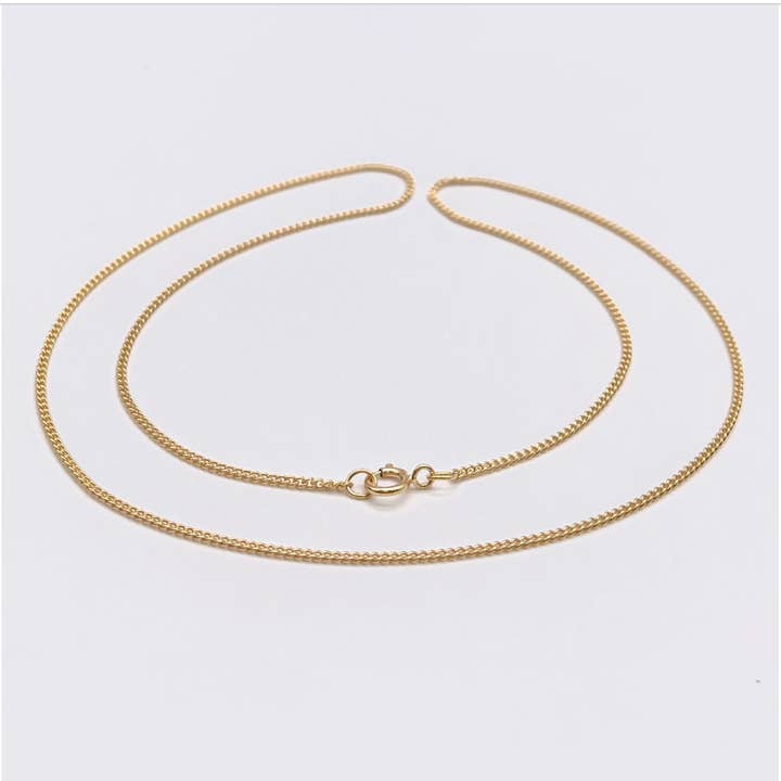 Cali Findings - Venta al por mayor Collares de cadenas y eslabones - Collar con cadena eslabonada en oro de 14 quilates de Cali Findings, Layeri5