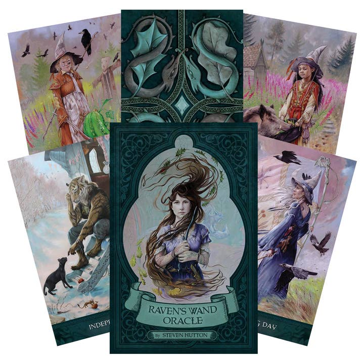 Ravens Wand Oracle Cards Us Games Systems for wholesale by Cardshouse