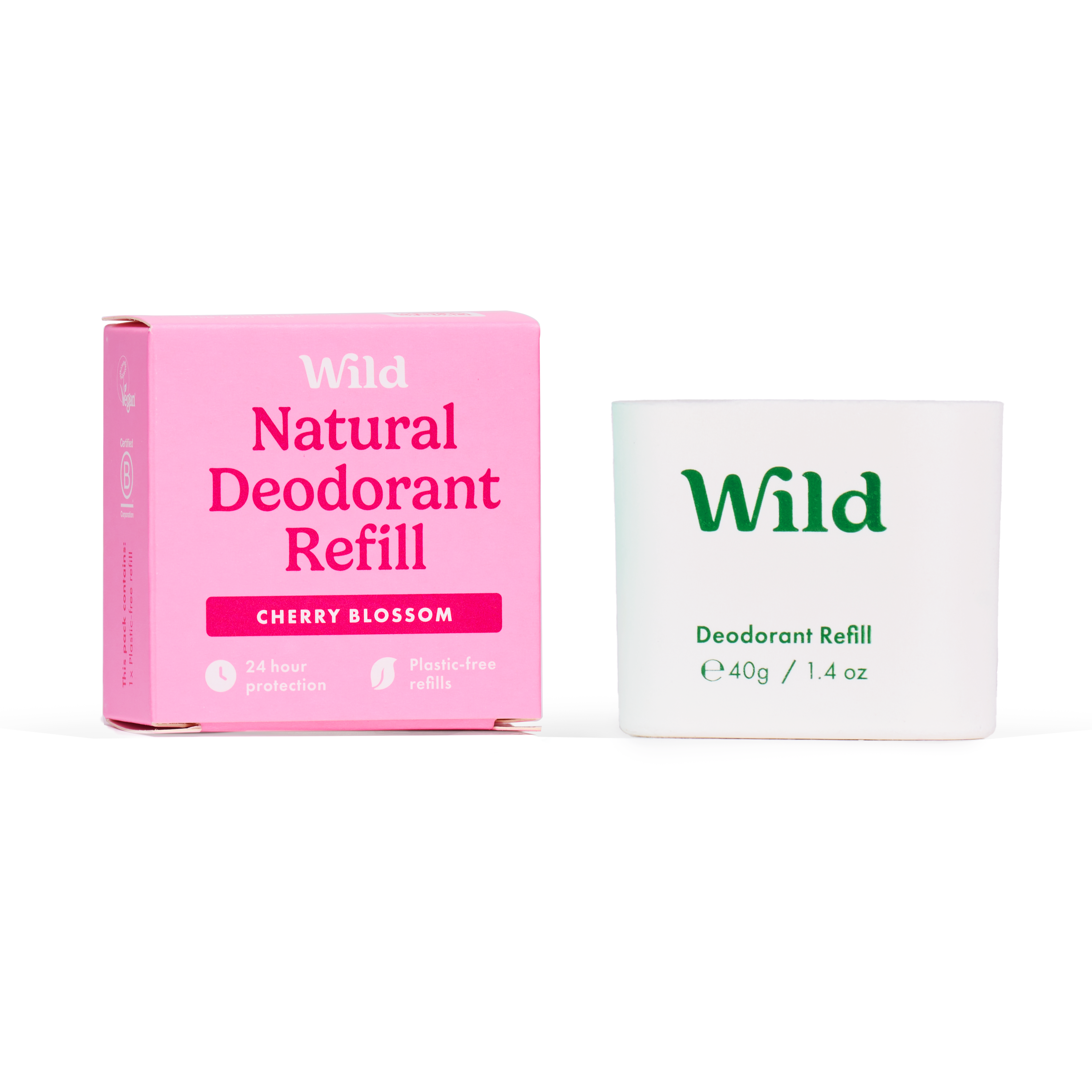 Wild – wholesale Deodorant – Women's – Wild Cherry Blossom Deo Refill (8 Pack)2