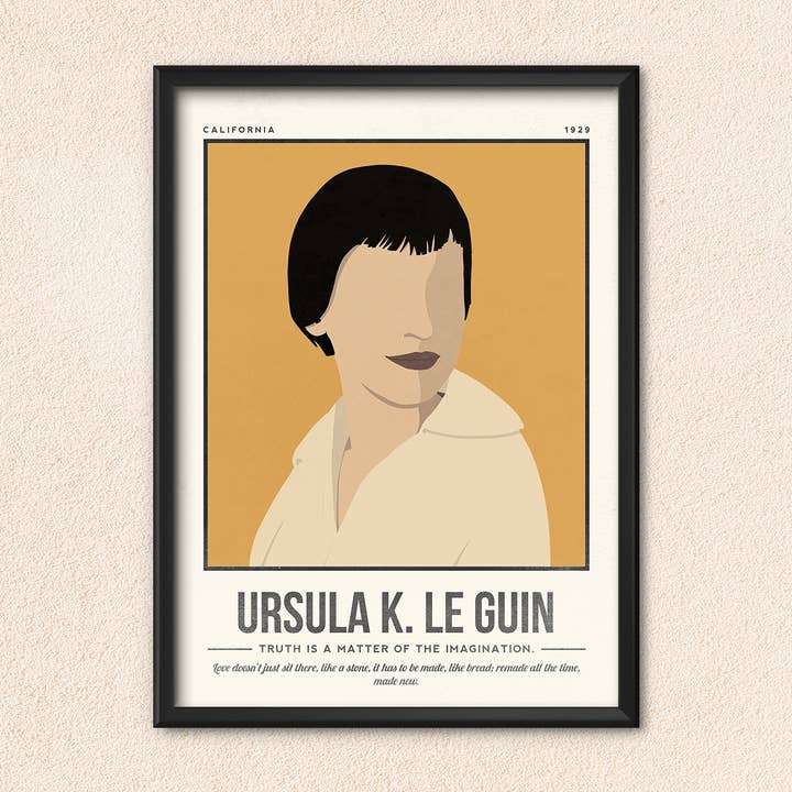 Estampe Ursula K. Le Guin pour la vente par Sera/Lina