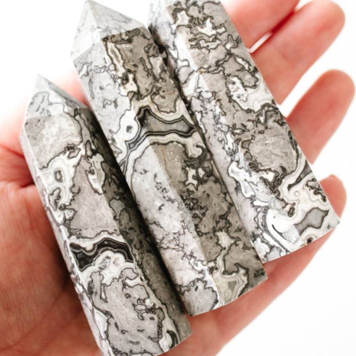 Apothecary Co. - Wholesale Spiritual Stone/Crystal - Picasso Jasper Point