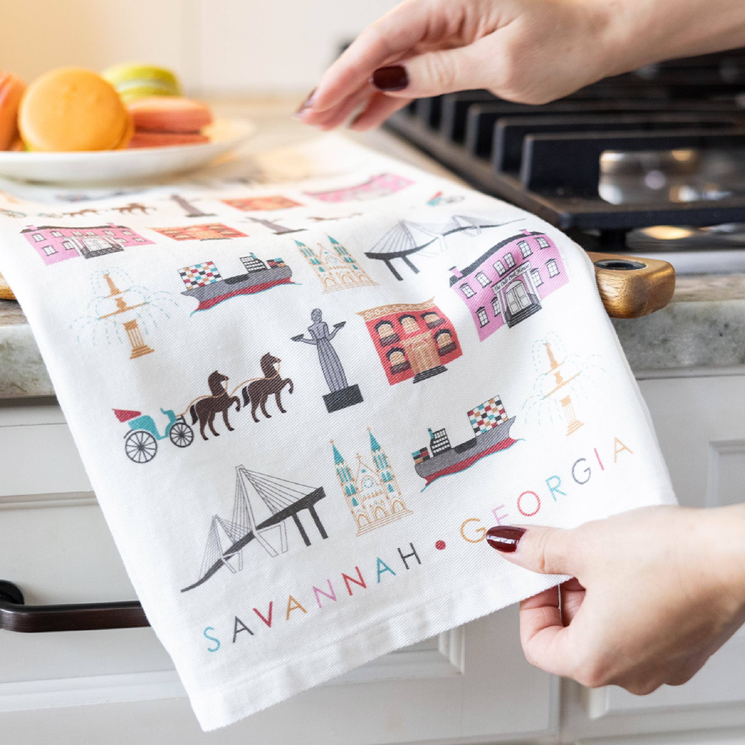 Coast & Cotton - Vente Torchons - Love My City : Tampa, FL, torchon en coton biologique1