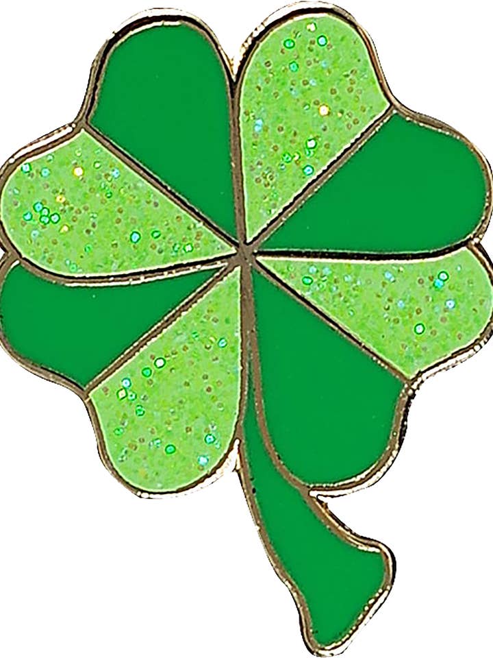 Shamrock Enamel Pin for wholesale by Peter Pauper Press