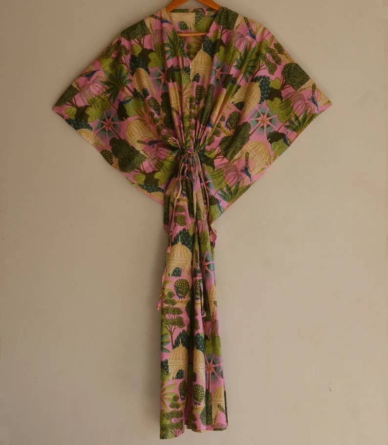 Bhawana Handicrafts - Wholesale Kaftan - Women's - Beautiful Cotton kaftan Indian Long Kaftan Dress0