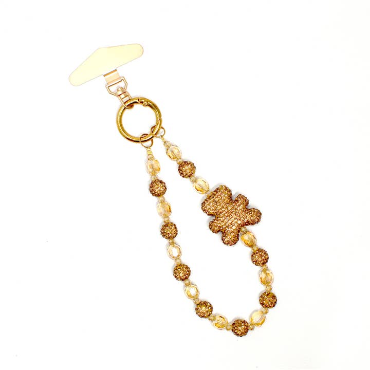 Colgante para teléfono - Osito marrón para venta al por mayor de LUV & Co.