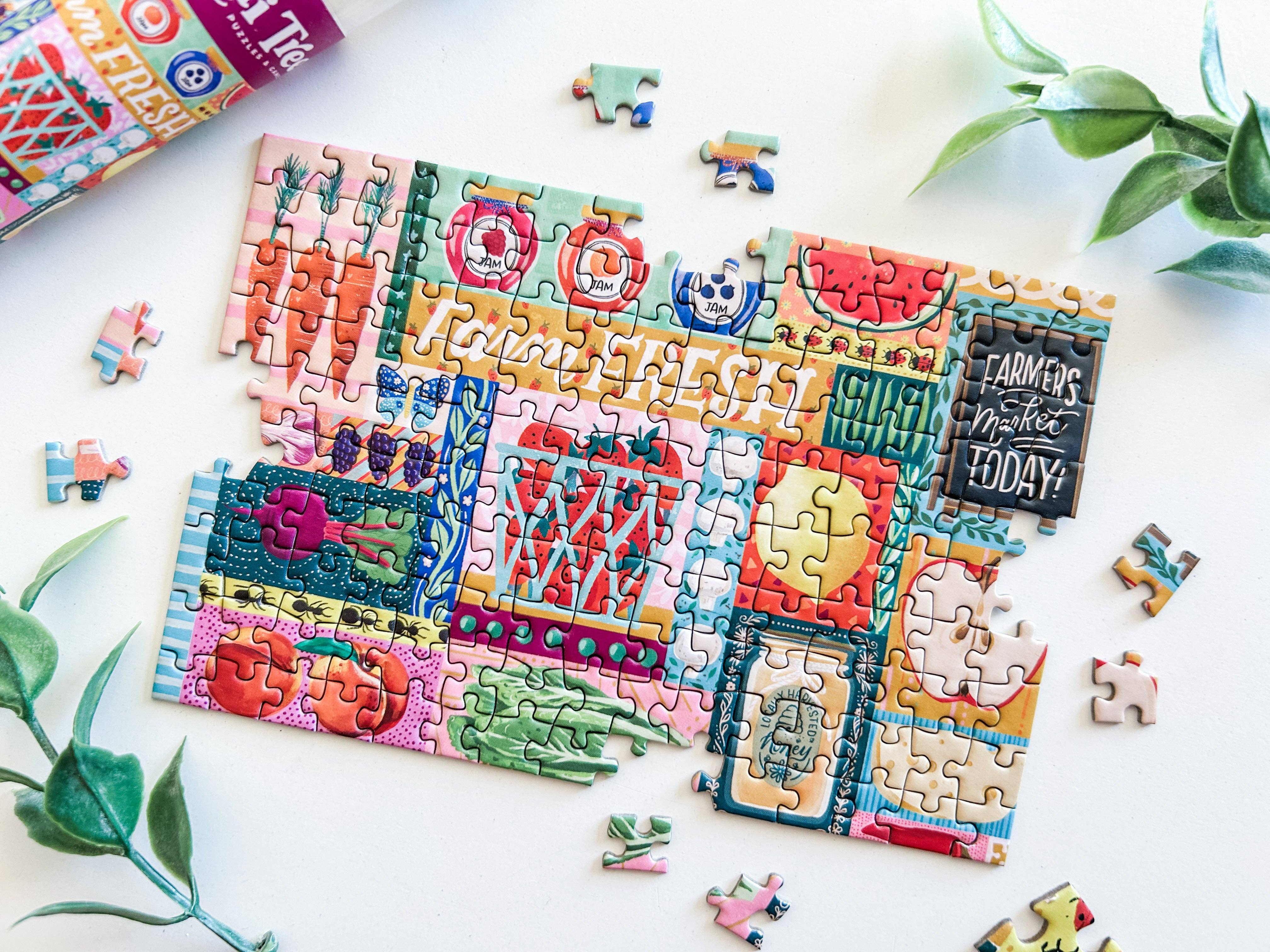 Spaghetti Tree Puzzles and Games – wholesale Puzzle – Adult – Farmers Market 150 Pc Mini Puzzle2