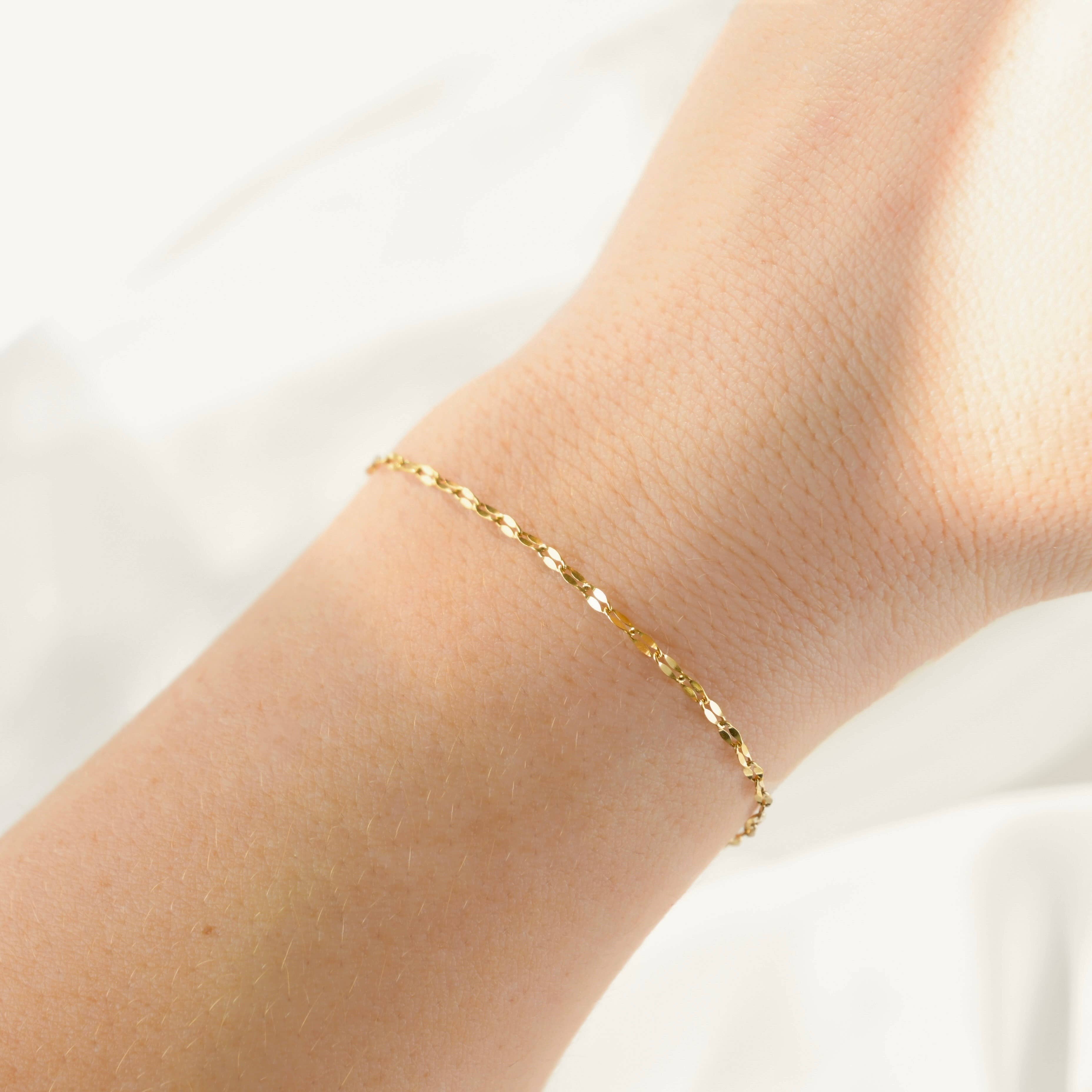 Blueyejewelry - Wholesale Link & Chain Bracelet - Dainty Gold Bracelets - Waterproof Chain Bracelets for Women5