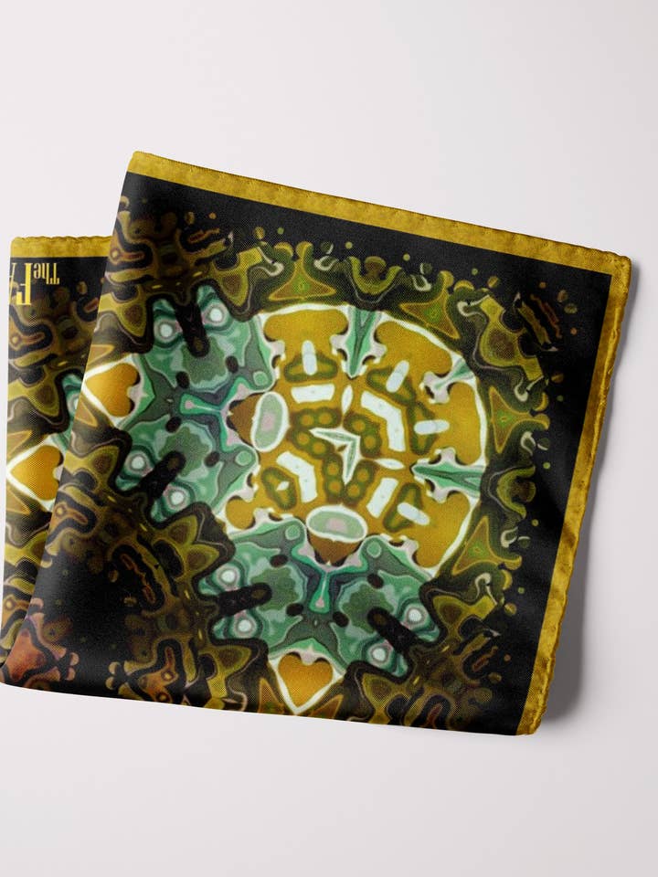 Silk Pocket Square for wholesale by FAD Fashion Art Design