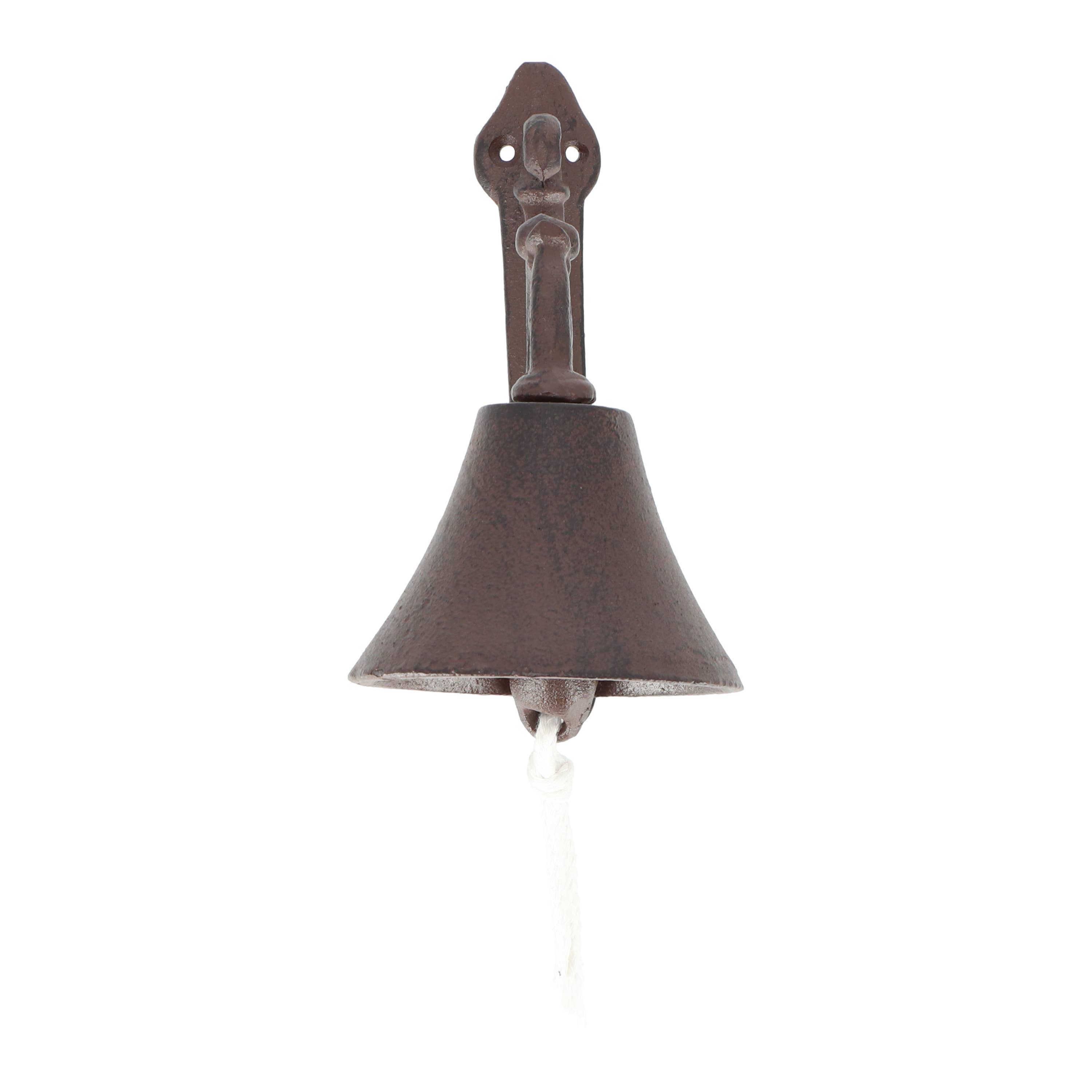 Esschert Design USA - Wholesale Bell - Scroll Design Doorbell, Cast Iron, Antique Brown1