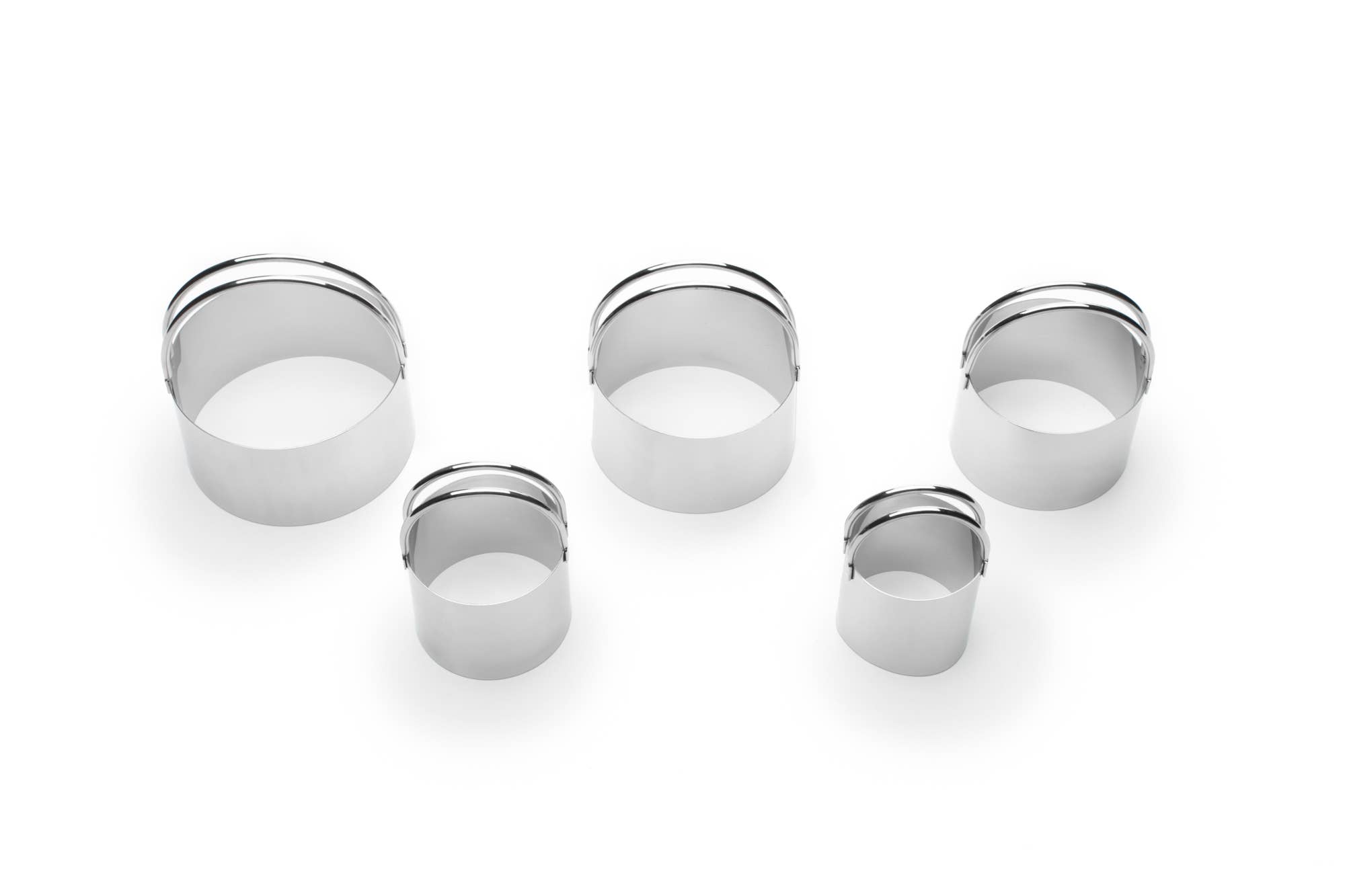 Fox Run Brands - Wholesale Cookie Cutter - Fox Run Biscuit, Cookie Cutter Set, Stainless Steel, 5-Piece3