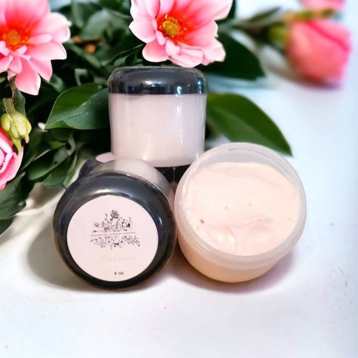Peach Body Lotion for wholesale by Enchanted Gardens Soapery