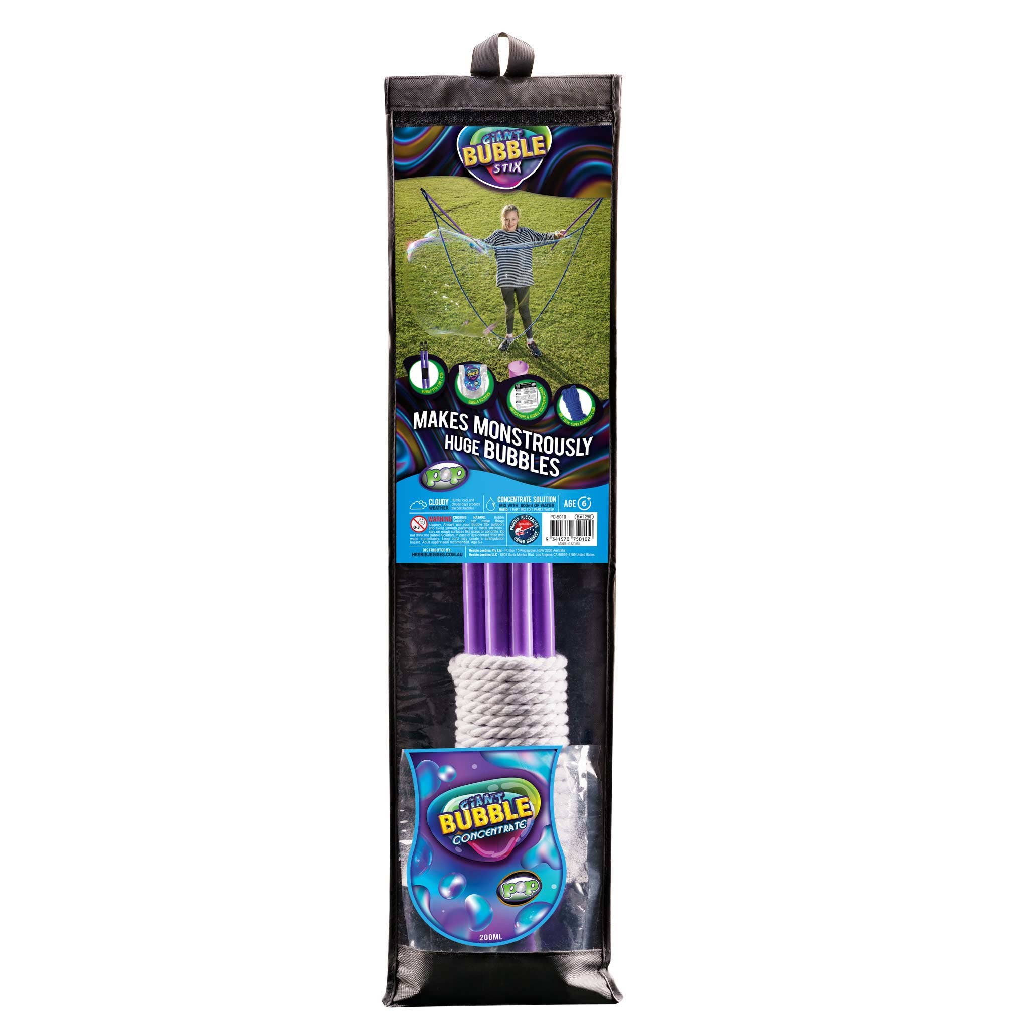 Heebie Jeebies - Wholesale Bubble wand – Child - Extendable Bubble Stick4