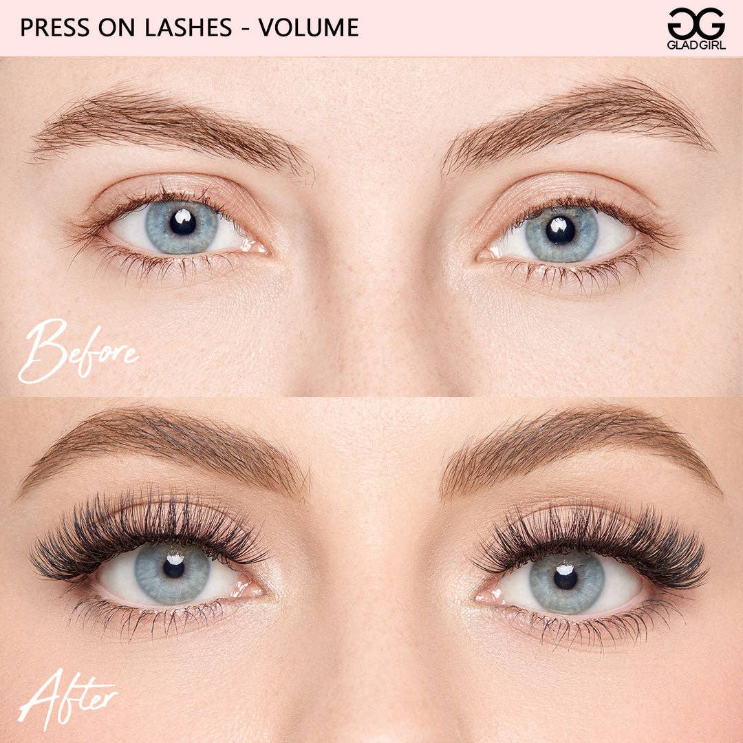 GladGirl - Wholesale False/Fake Eyelashes - MinuteLash Press-On Lashes - 36 Pre-glued Clusters6