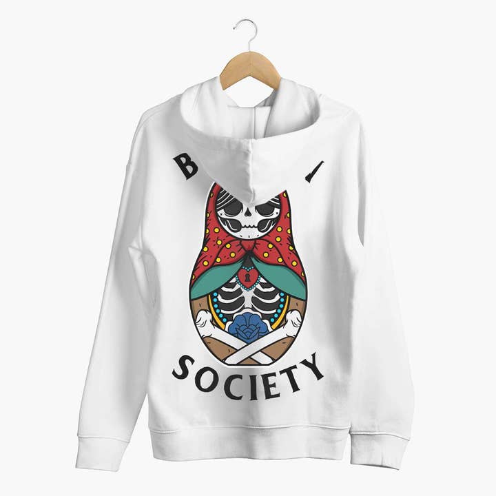 Russian Doll Hoodie (Unisex) for wholesale by Broken Society