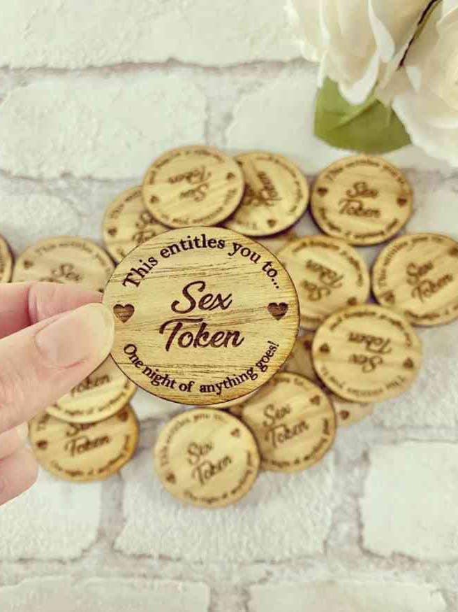 Valentine Anything Goes Sex Token for wholesale by The Funky Deer