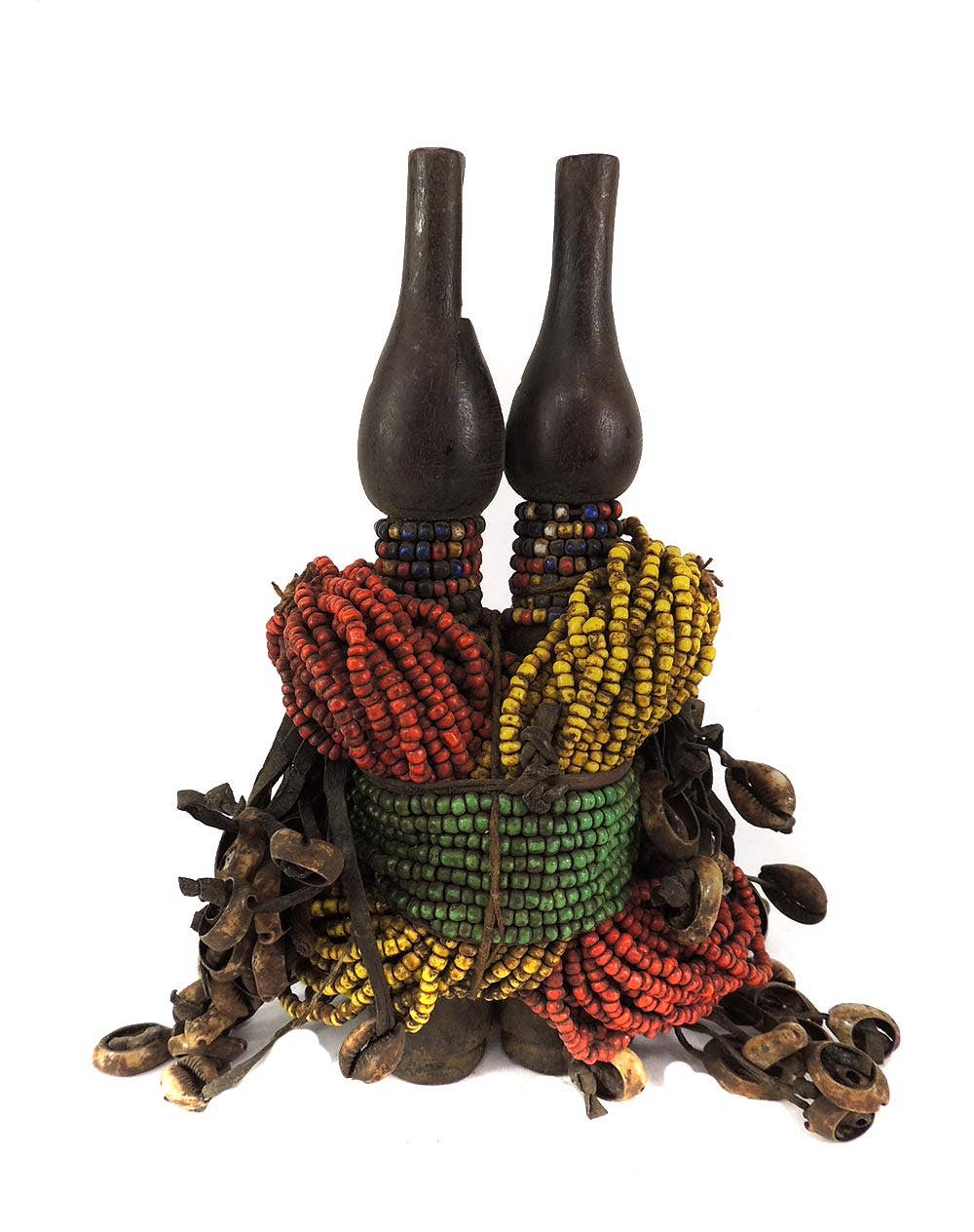 Africa Direct - Vente Figurine décorative - Poupée de fertilité perlée Fali2