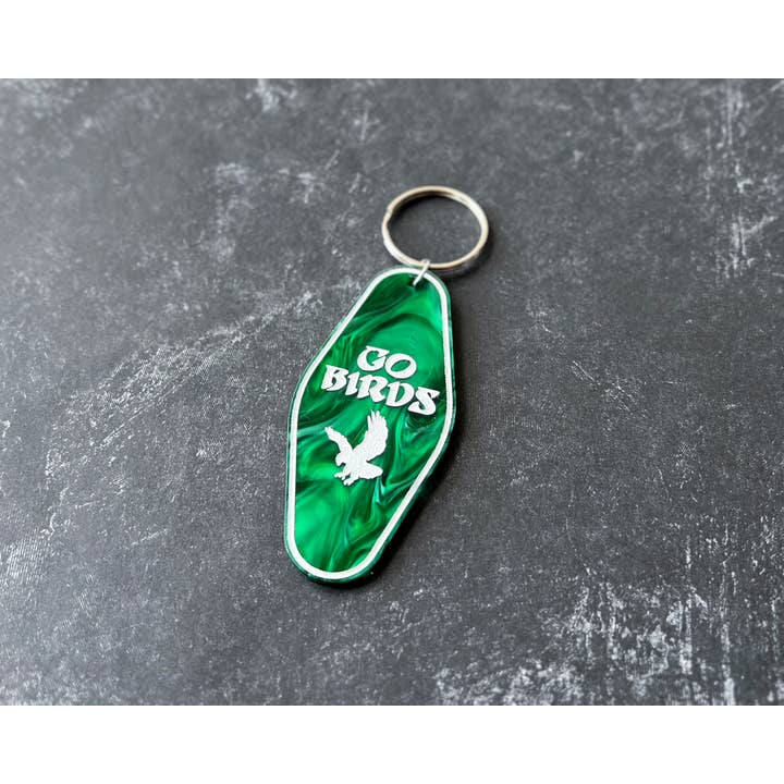 Studio Bladel - Wholesale Keychain - Unisex - Go Birds acrylic motel key style keychain4