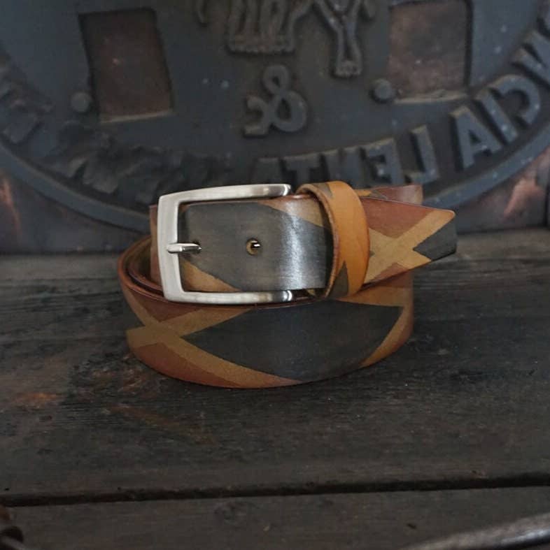 Mario Doni – Großhandel Gürtel – Damen – Handgefärbter Ledergürtel, Hergestellt aus Italienischem Leder #551