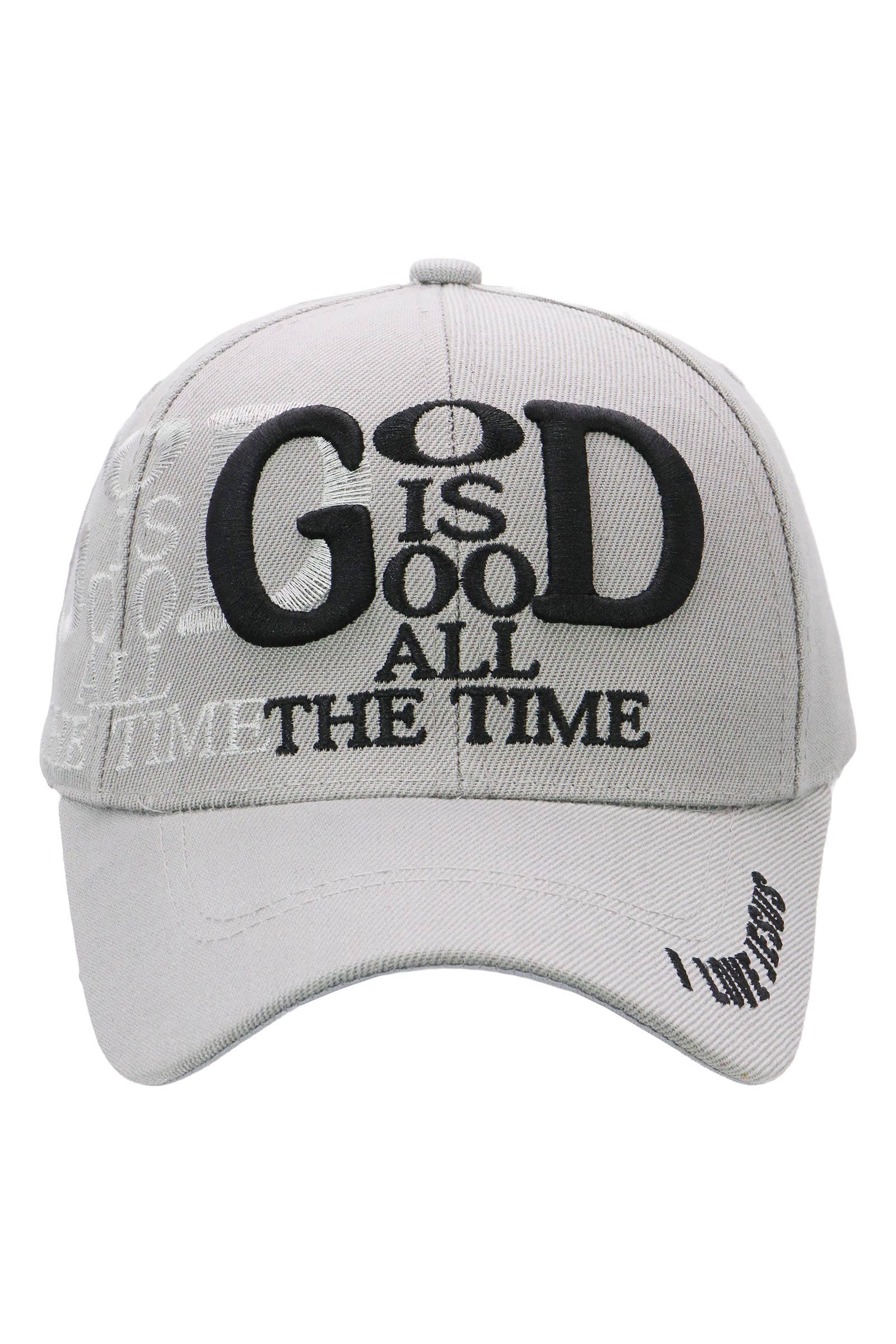 Cap Zone - Wholesale Baseball Cap - Unisex - God Is Good All The Time Jesus Baseball Cap26