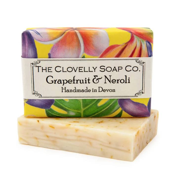 Grapefrukt & Neroli Soap Bar för wholesale av The Clovelly Soap Company