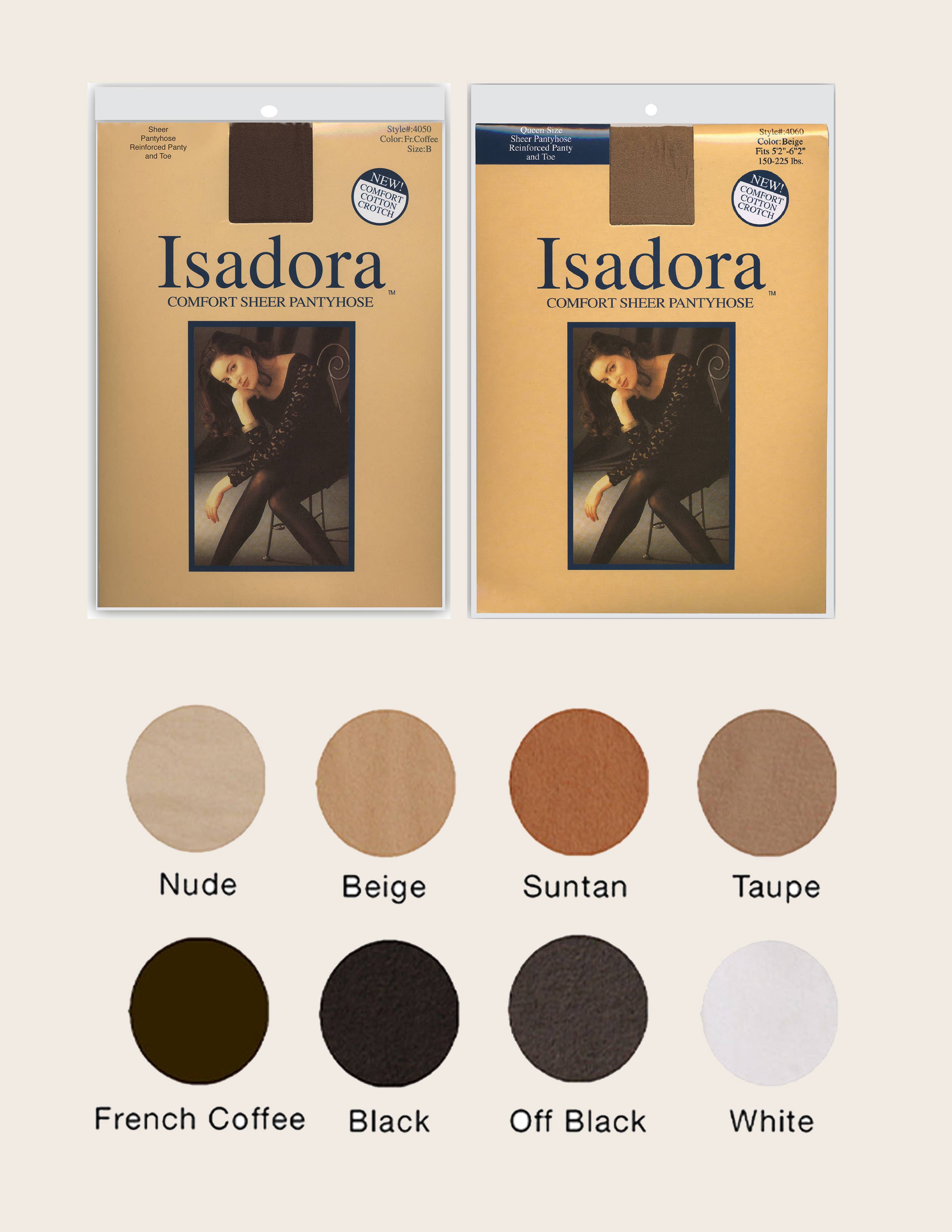 Isadora, Tipi toe, & James Fiallo - Wholesale Pantyhose - Women's - Isadora Women Comfort Sheer Tights Reinforced Pantyhose10