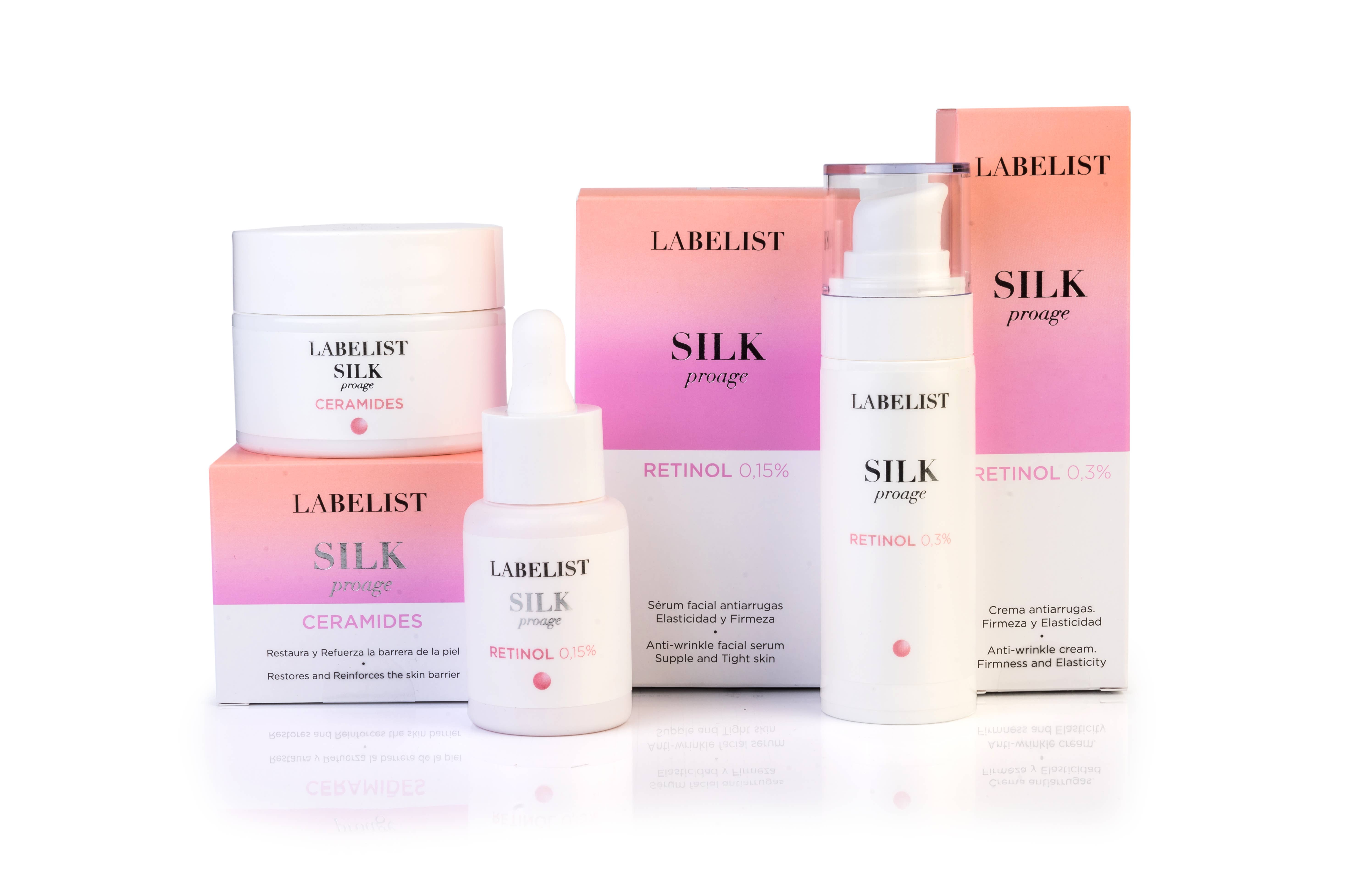 Labelist cosmetics – Engroshandel Anti-aging fugtighedscreme – SILK PROAGE Retinol 0,15% Anti-Aging Behandling til moden hud4