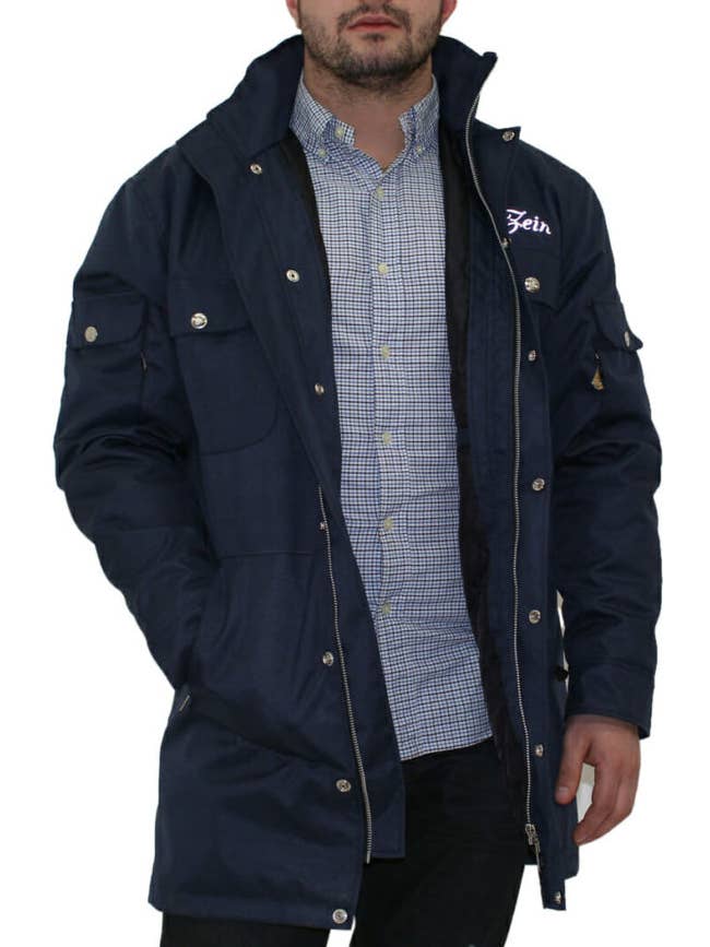 Parka Jacket - Marine Blue for wholesale by Zein