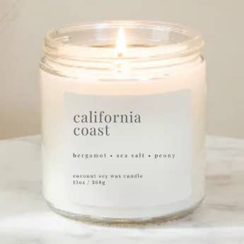 Blue House Fragrances - Wholesale Jar/Filled Candle - California Coast