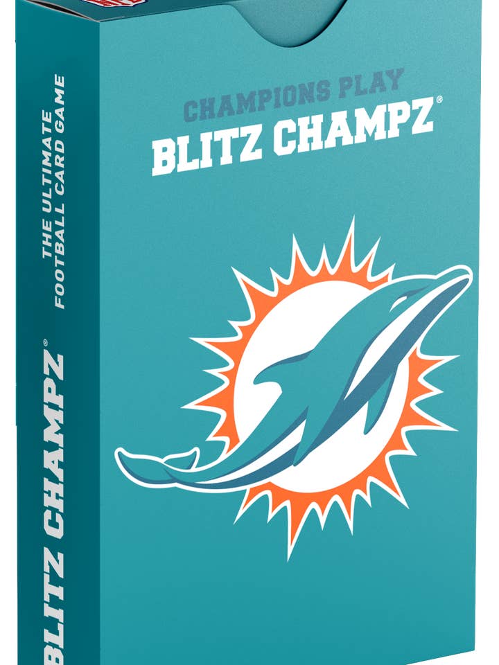 Miami Dolphins Blitz Champz card game for wholesale by Blitz Champz