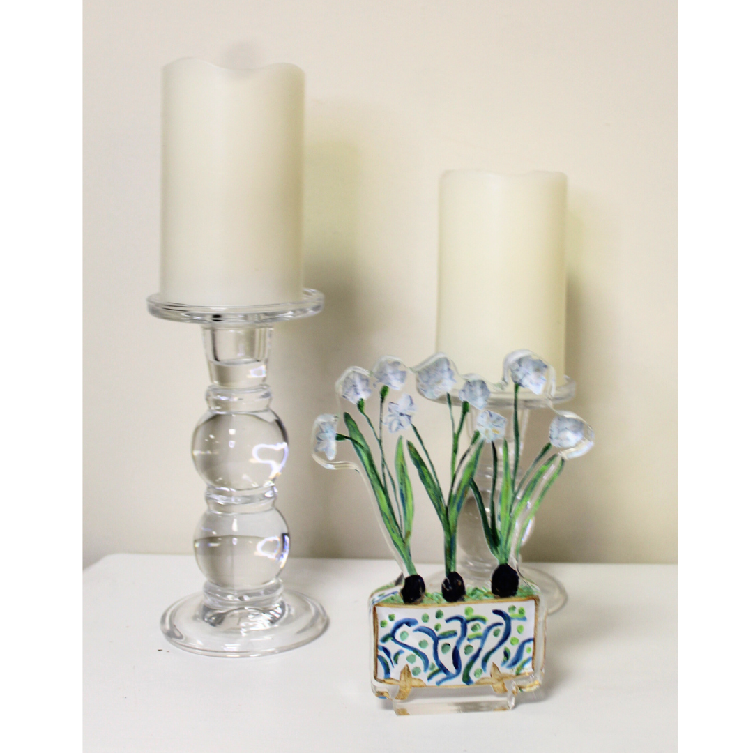 Jeanne Player Fine Art - Wholesale Decorative Tabletop Object - Paperwhites Acrylic Art Block4
