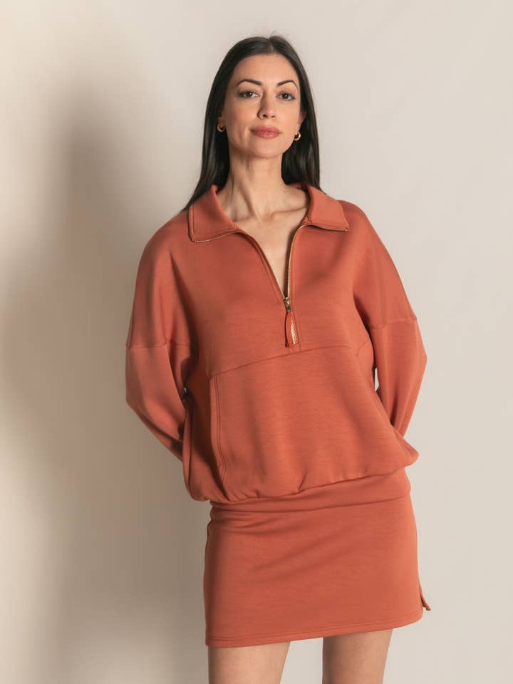 P. CILL – wholesale Sweatshirt - Dam – P. CILL Butter Modal tröja med dragkedja44